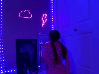 Xxlayna Marie's First Ever Anal Solo In Front Of Mirror Big