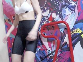 Cute teen anne solo anal masturbation