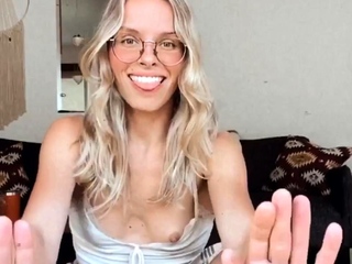 Delicious blond teen Buffy in another solo scene