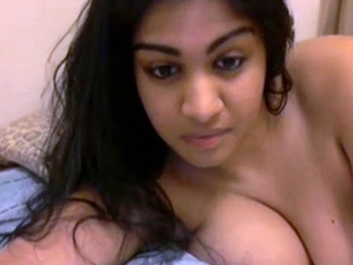 Big-Breasted Indian Girl on Webcam